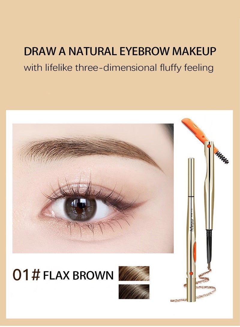 Metysur 3-in-1 Brow Perfector Kit - Eye Brow Brush, Pencil, and Razor/Trimmer for Flawless Brows - Image 4